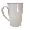 14oz White Elegant Ceramic Mug