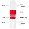 Kitalma 3 Pack Snack Pot on The Go Snack Container with Dressing Cup