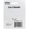 Kitchen Life Essentials Teal Plastic Can Colander on Clip Strip