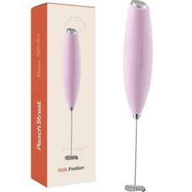 Peach Street Milk Frother in Cotton Candy Pink