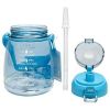 Breakout 44oz Motivational Plastic Water Bottle with Carry Strap in Blue