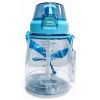 Breakout 44oz Motivational Plastic Water Bottle with Carry Strap in Blue