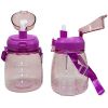 Breakout 44oz Motivational Plastic Water Bottle with Carry Strap in Purple