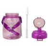 Breakout 44oz Motivational Plastic Water Bottle with Carry Strap in Purple