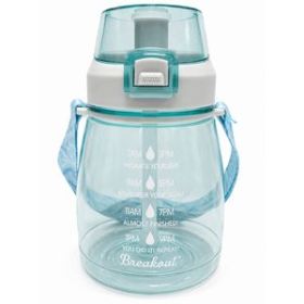 Jessica Simpson 44oz Motivational Water Bottle with Carrying Strap