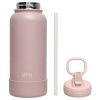 Sarina Hydro 32 Oz Go-Getter Insulated Stainless Steel Water Bottle with Straw Lid in Pink