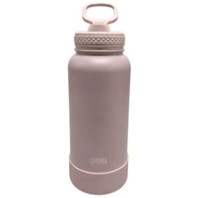 Sarina Hydro 32 Oz Go-Getter Insulated Stainless Steel Water Bottle with Straw Lid in Pink