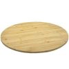 19.5" Bamboo Wood Rotating Serving Board