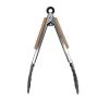 2 Piece Kitchen Tongs Set with Beech Wood Studded Handles
