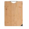 15.75" x 11.75" Bamboo Cutting Board with Built-In Knife Sharpener