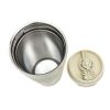 16 oz Travel Thermal Insulation Coffee Cup with Silicone Grip - White