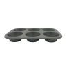 6-Cup Non-Stick Cupcake and Muffin Bakeware Pan