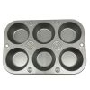 6-Cup Non-Stick Cupcake and Muffin Bakeware Pan