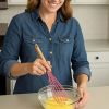 Wood Handle Silicone Whisk