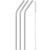 4 Pack Stainless Steel Reusable Straws