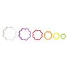 6 Pack Flower Ruffle Cookie Cutters