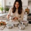 Nesting Metal Food Storage Container Set