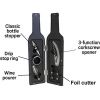Wine Bottle Accessory Kit in Bottle-Shaped Case