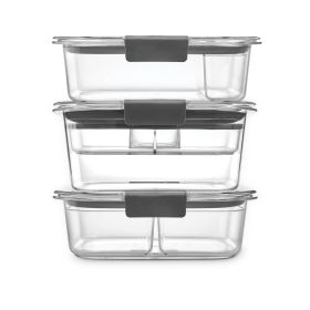 Food Storage Containers, 12 Piece Sandwich and Salad Lunch Kit, Leak-Proof, BPA Free, Clear Tritan Plastic