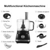 KÃ¼chenmaschine, multifunktional, 800 W, 2 l, KÃ¼chenmaschine, 6-in-1-Haushaltsroboter, Lebensmittelverarbeitung inklusive Zerkleinerer, Knethaken